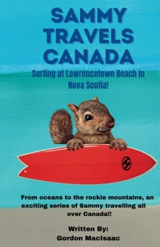 Sammy Travels Canada Surfing at Lawrencetown Beach in Nova Scotia