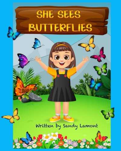 She Sees Butterflies