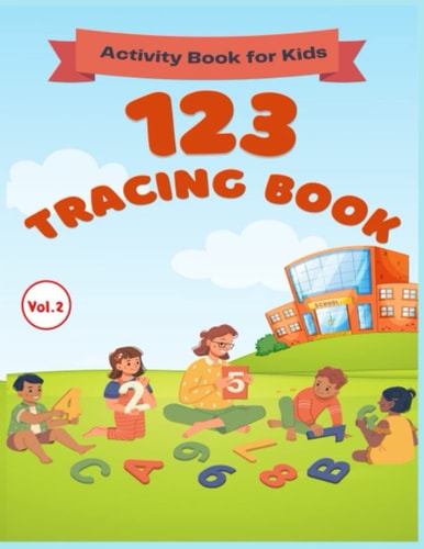 123 Tracing Book Activity Book for Kids