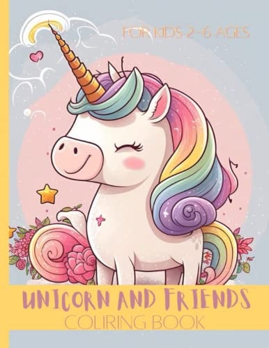 Unicorn and Friends Coloring Book