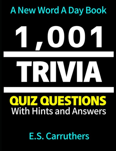 1,001 Trivia Questions and Answers Trivia Quiz Book