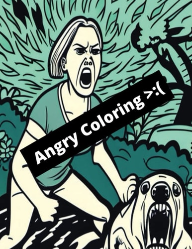Angry Coloring Angry People Screaming Relaxing and Funny