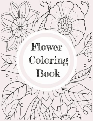 Flower Coloring Book