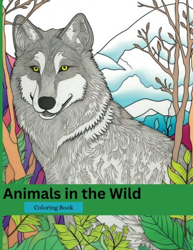 Animals in the Wild Coloring Book