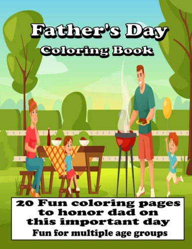 Father's Day Coloring Book