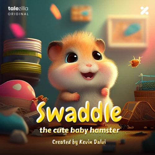 Swaddle The Cute Baby Hamster