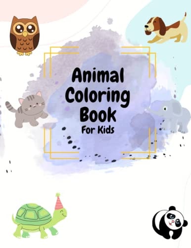 Animal Coloring Book For Kids Fun Animal Coloring Book for Kids and Toddlers