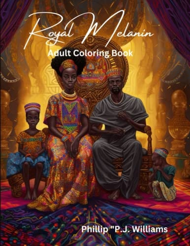 Royal Melanin Adult Coloring Book