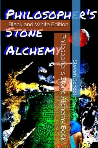 Philosopher's Stone Alchemy Book Black and White Edition