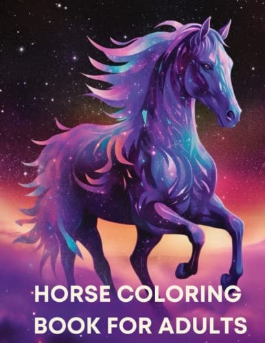 Horse Coloring Book for Adults Awesome Large Coloring Pages for Adults