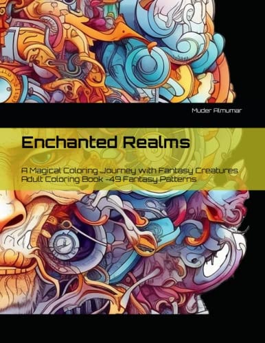 Enchanted Realms A Magical Coloring Journey with Fantasy Creatures