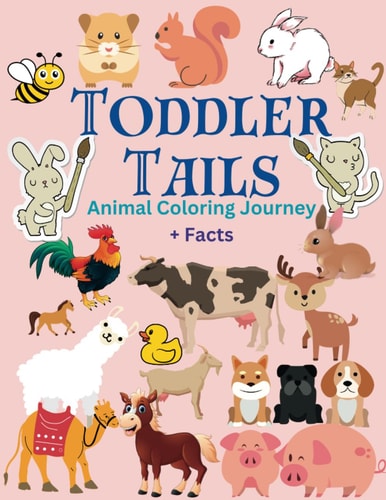 Toddler Tails Animal Coloring Journey + Facts