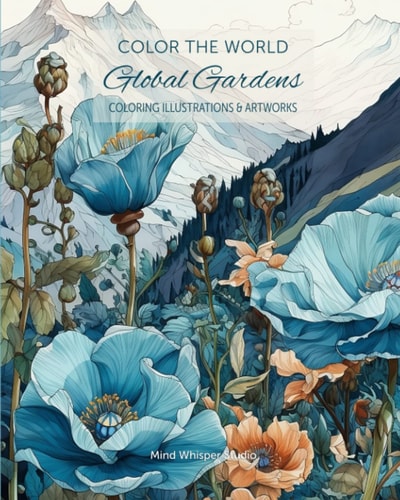 Color the World - Global Gardens Coloring Illustrations & Artworks