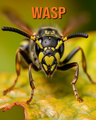 Wasp Fun Facts Book for Kids with Amazing Photos
