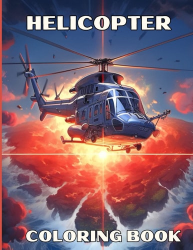 Helicopter Coloring Book Anime Inspired Helicopters Coloring Book