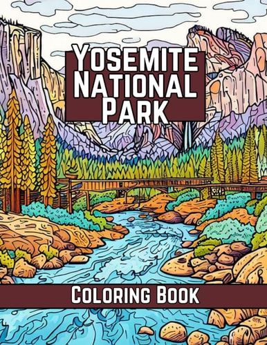 Yosemite National Park Coloring Book