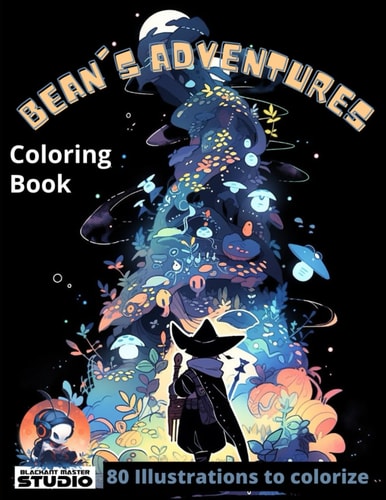 Bean's Adventures 80 Illustrations to Colorize