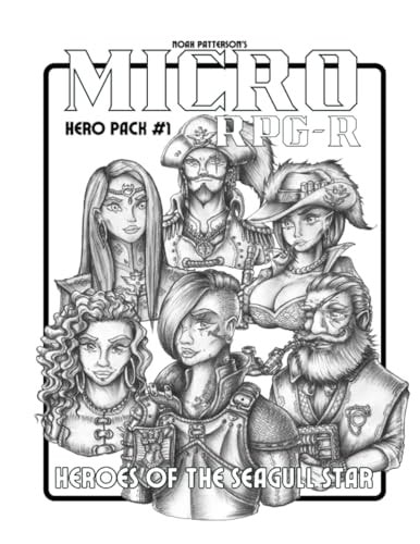 Micro RPG-R Hero Pack #1 Heroes of the Seagull Star
