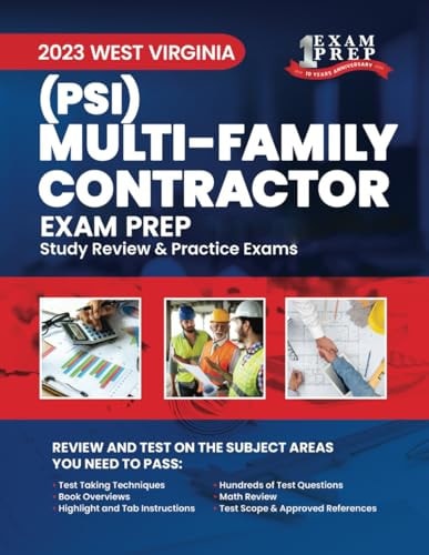 2023 West Virginia Multi-Family Contractor (PSI) 2023 Study Review & Practice Exams