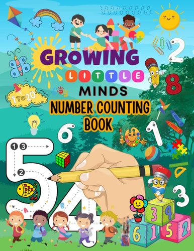 Growing Little Minds Number Counting Activity Book