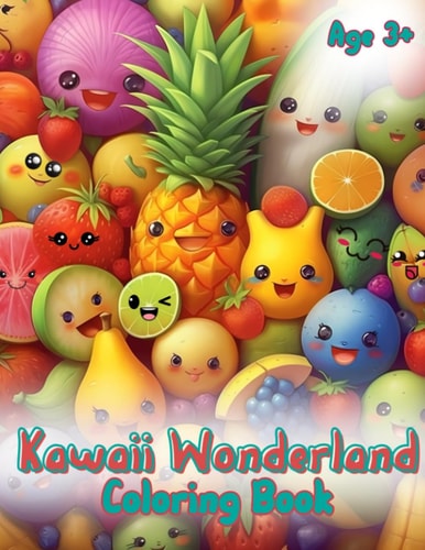 Kawaii Wonderland Coloring Book