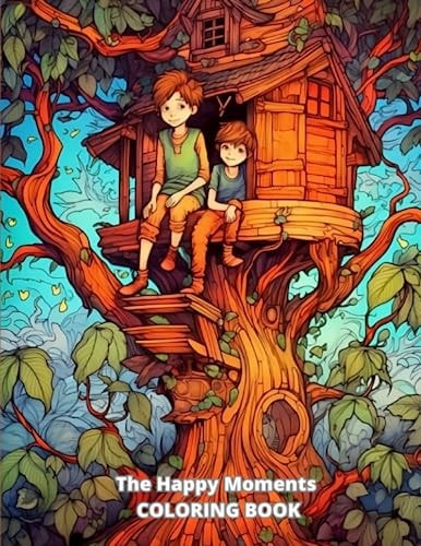 The Happy Moments COLORING BOOK 20 Great Coloring Pages for Kids and Adults