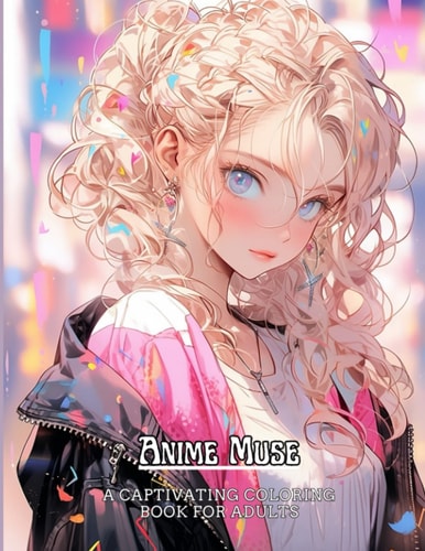 Anime Muse A Captivating Coloring Book for Adults
