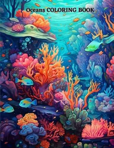 Oceans COLORING BOOK 20 Great Coloring Pages for Kids and Adults