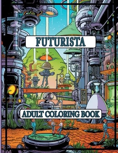 Futurista Adult Coloring Book