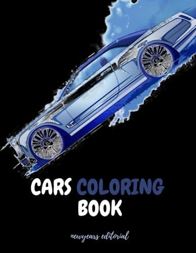 Coloring Book Drive Into a World of Colorful Wheels: Fun In The Race