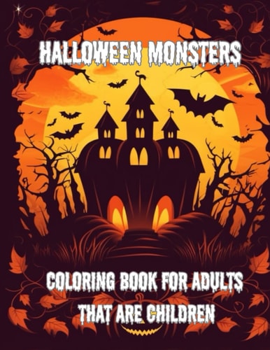 Halloween Monsters Coloring Book Awesome Halloween Coloring Book For Adults That Are Kids