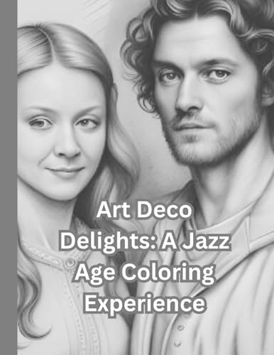 Art Deco Delights A Jazz Age Coloring Experience