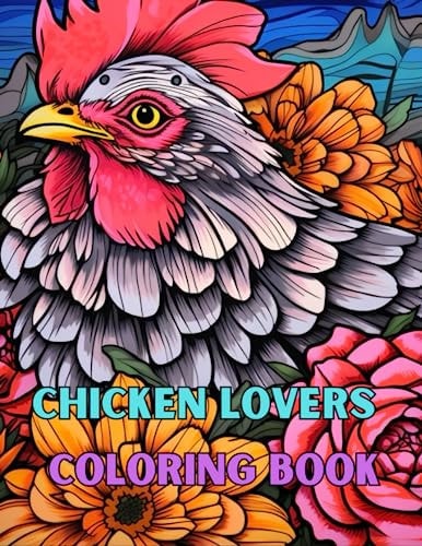 Chicken Lovers Coloring Book