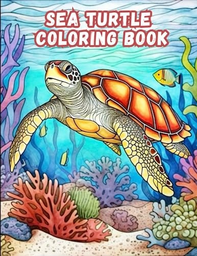 Sea Turtle Coloring Book