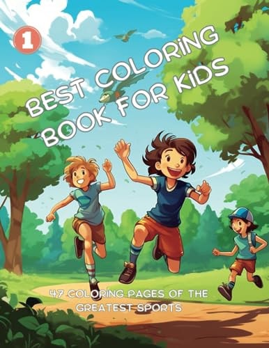 BCB - Best Coloring Book for Kids 47 Coloring Pages of the Greatest Sports
