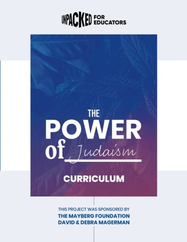 The Power of Judaism Curriculum Resource Pack
