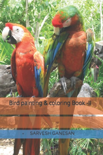 Birds Painting & Coloring Book -II