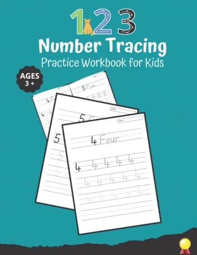 123 Number Tracing Practice Workbook for Kids Practice Workbook To Learn Writing Numbers From 1 To 98 For Preschoolers And Kindergartens.