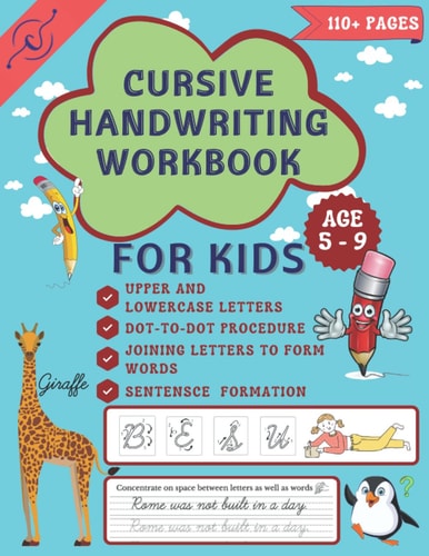 Cursive Handwriting Workbook Cursive Handwriting Workbook for Grades 2 - 4