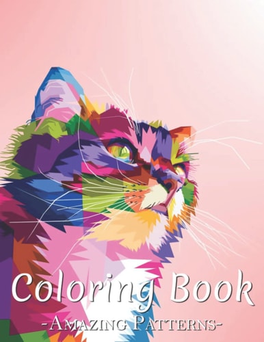 Cute Coloring Book Coloring Books With Adorable Illustrations Such As Cute Unicorns, Foods And More For Stress Relief & Relaxation ( Cat Cute on Pop Art Wpap Coloring Book)