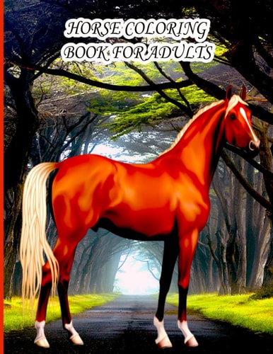 Horse Coloring Book for Adults Horse Coloring Book for Kids, Boys And Girls, Toddlers, Horses with Beautiful Illustrations for All Ages