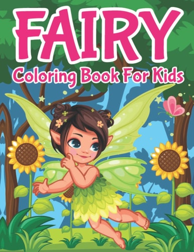Fairy Coloring Book For Kids Fairies, Coloring Pages, Gifts For Kids,