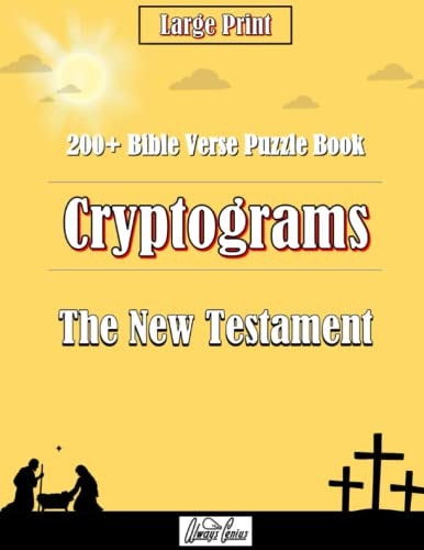 Cryptogram Puzzle Book The New Testament