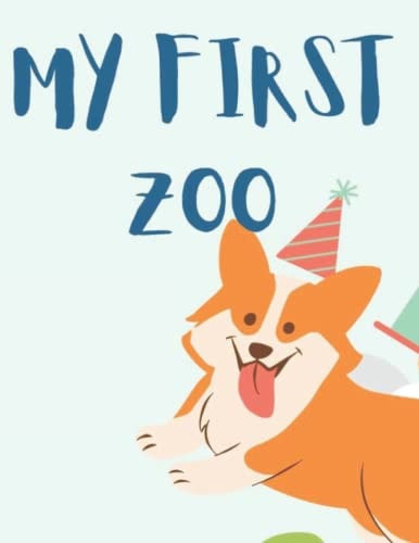MY FIRST ZOO Coloring Book for Kids Coloring Book for Kids Ages 4-12 Animal and Cartoon Caracter