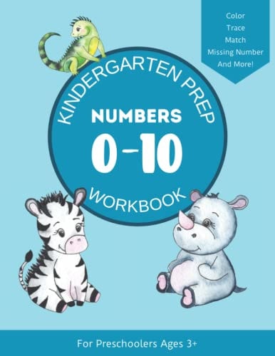 Kindergarten Prep Workbook Number Tracing And Activity Book For Preschoolers - Numbers 1-10