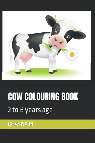 Cow Colouring Book 2 to 6 Years Age
