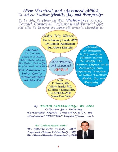 New Practical and Advanced MBA; To Achieve Excellent Health, Joy and Prosperity