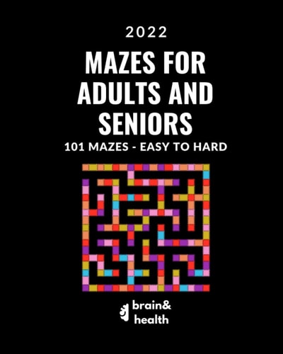 Activity Book for Adults and Seniors 101 Large Print Fun and Challenging Mazes. Easy to Hard for Adults and Teens who Love Puzzles: New Edition 2022