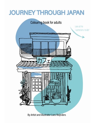 Journey Through Japan Colouring Book for Adults