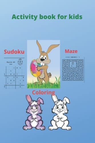 Amazing Activity Book for Kids Ages 4-8; 81 PAGES Amazing Activities Including Coloring, Mazes, and Puzzles! (with Solutions) SIZE:6inx9in PAGES: 81 PAPER: White Amazing Activity Book